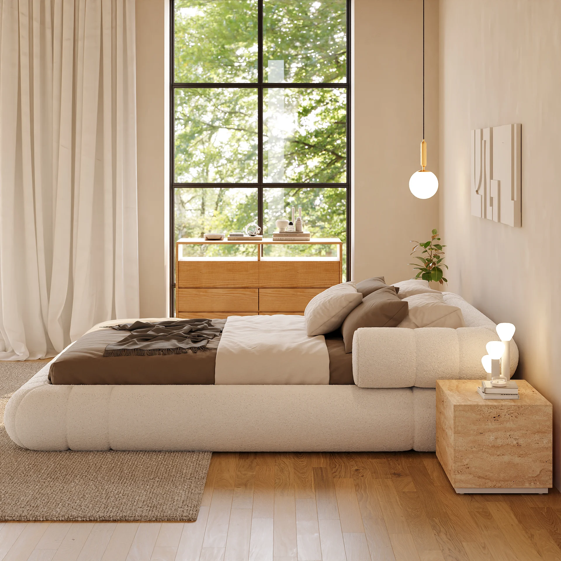 Cloud 9 Boucle Floor Bed - Image 5
